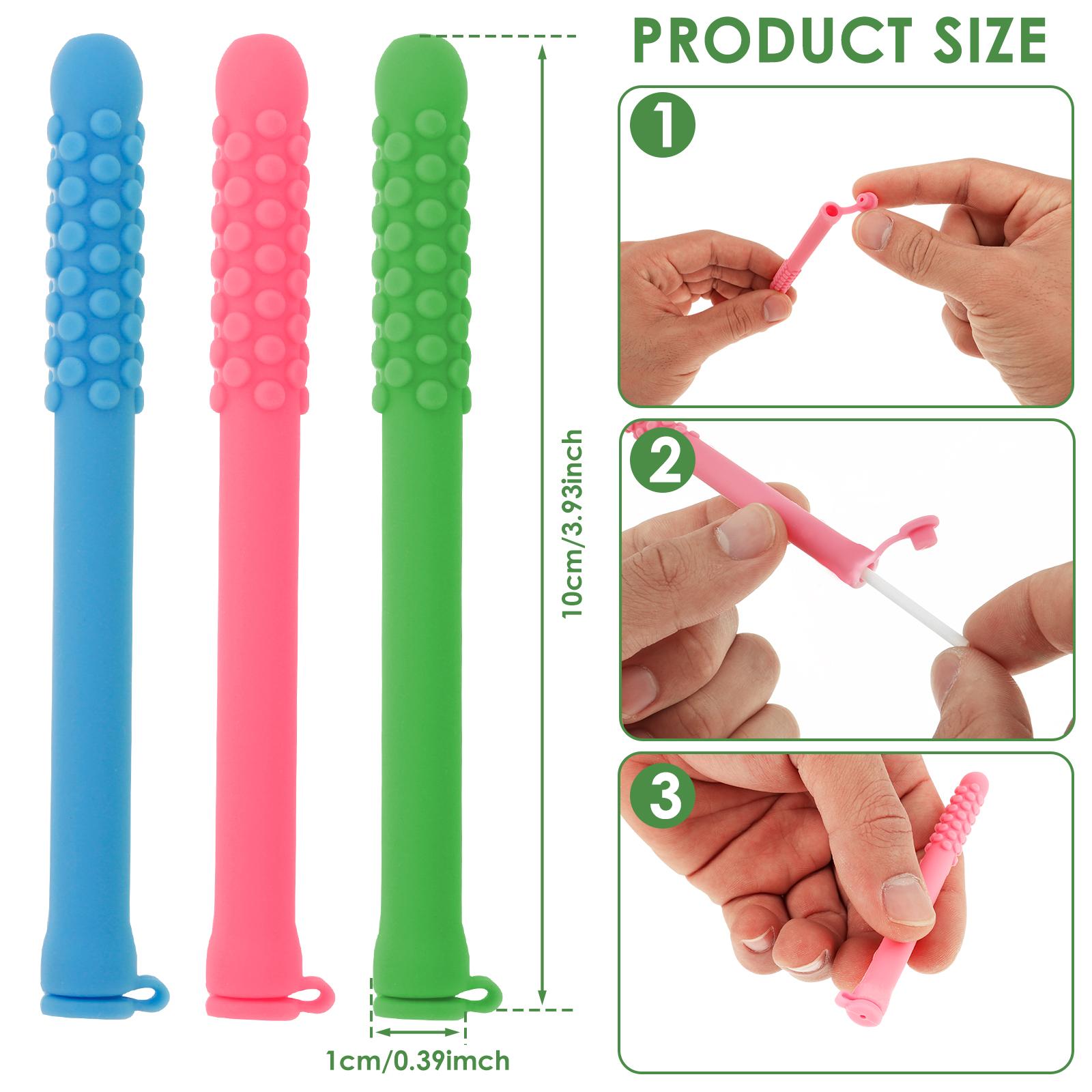 3 шт./набор жевательные эфирные масла дыхательные стики силиконовые жевательные арома-стики безопасные портативные жевательные стики для офисных работников взрослых